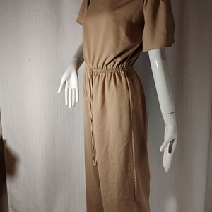 Love Elegant Tan Dresss Size S